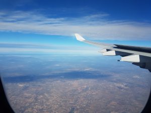 Flug von Quito nach Madrid - Landeanflug Madrid